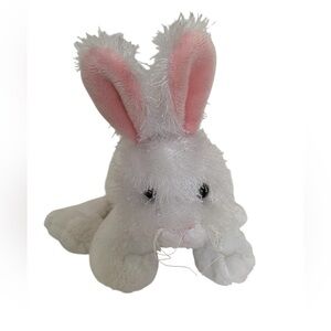 GANZ Rabbit Stuffed Animal Webkinz Toy HM078 Boys Girls Easter Bunny White 7”